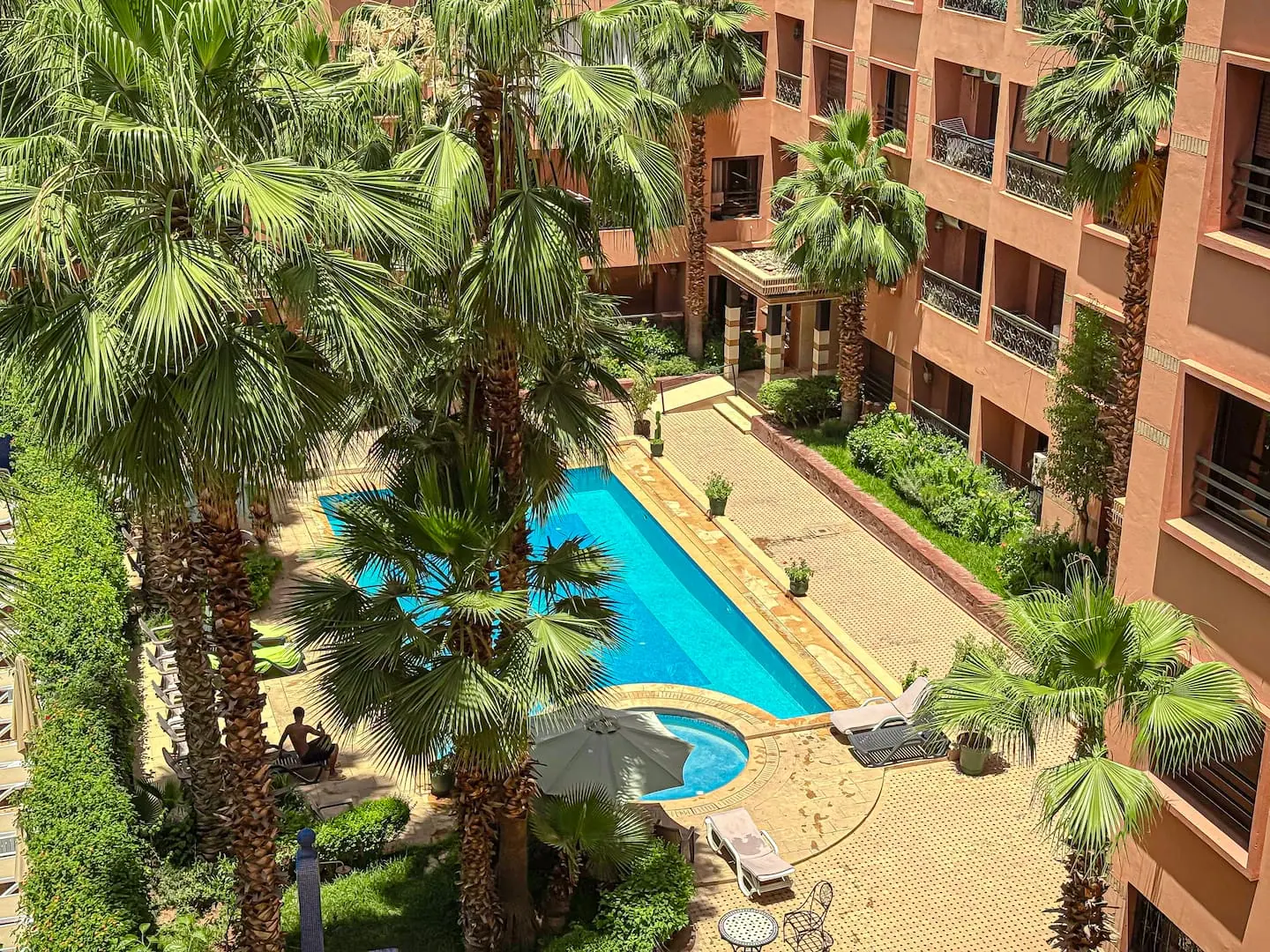 Appartement familial avec deux chambres et terrasse à Marrakech